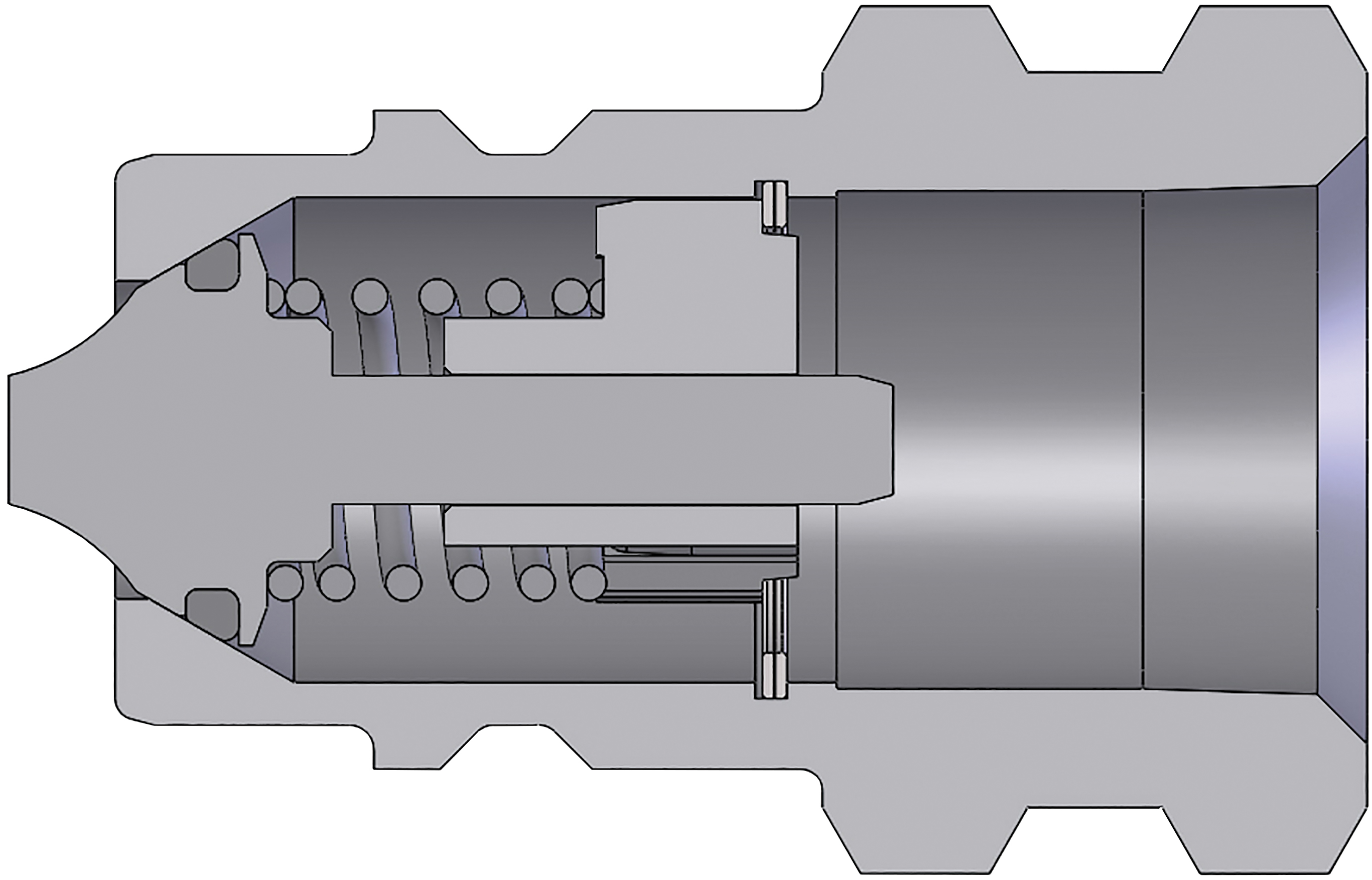 DQC K-SERIES ISO-A INTERCHANGE FEMALE PLUG